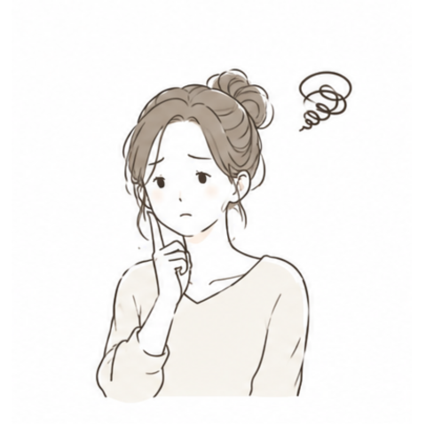 悩んでいる人